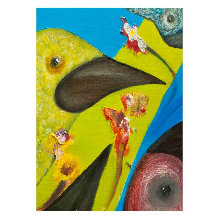 Original Figurative Animal Painting by Flavio Cesarini