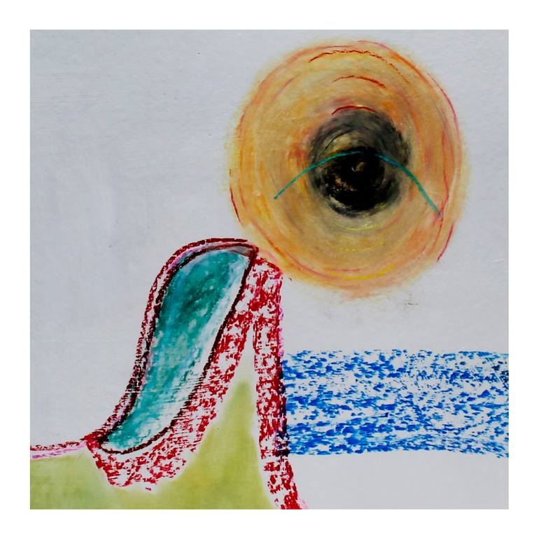 Original Abstract Animal Painting by Flavio Cesarini