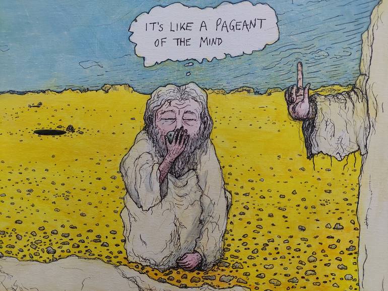 Original Contemporary Religion Painting by Michael Hayter