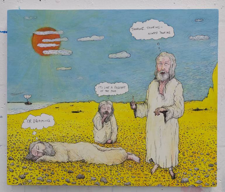 Original Contemporary Religion Painting by Michael Hayter