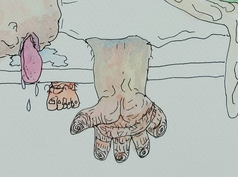 Original Contemporary People Painting by Michael Hayter