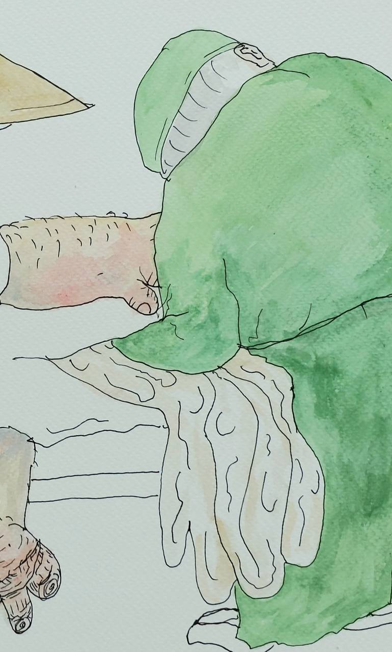 Original Contemporary People Painting by Michael Hayter