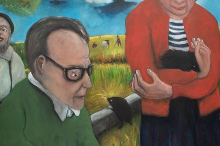 Original Contemporary Family Painting by Michael Hayter