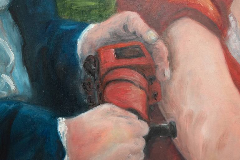Original Expressionism Men Painting by Michael Hayter