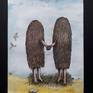 "Childhood Friends" (on black card)