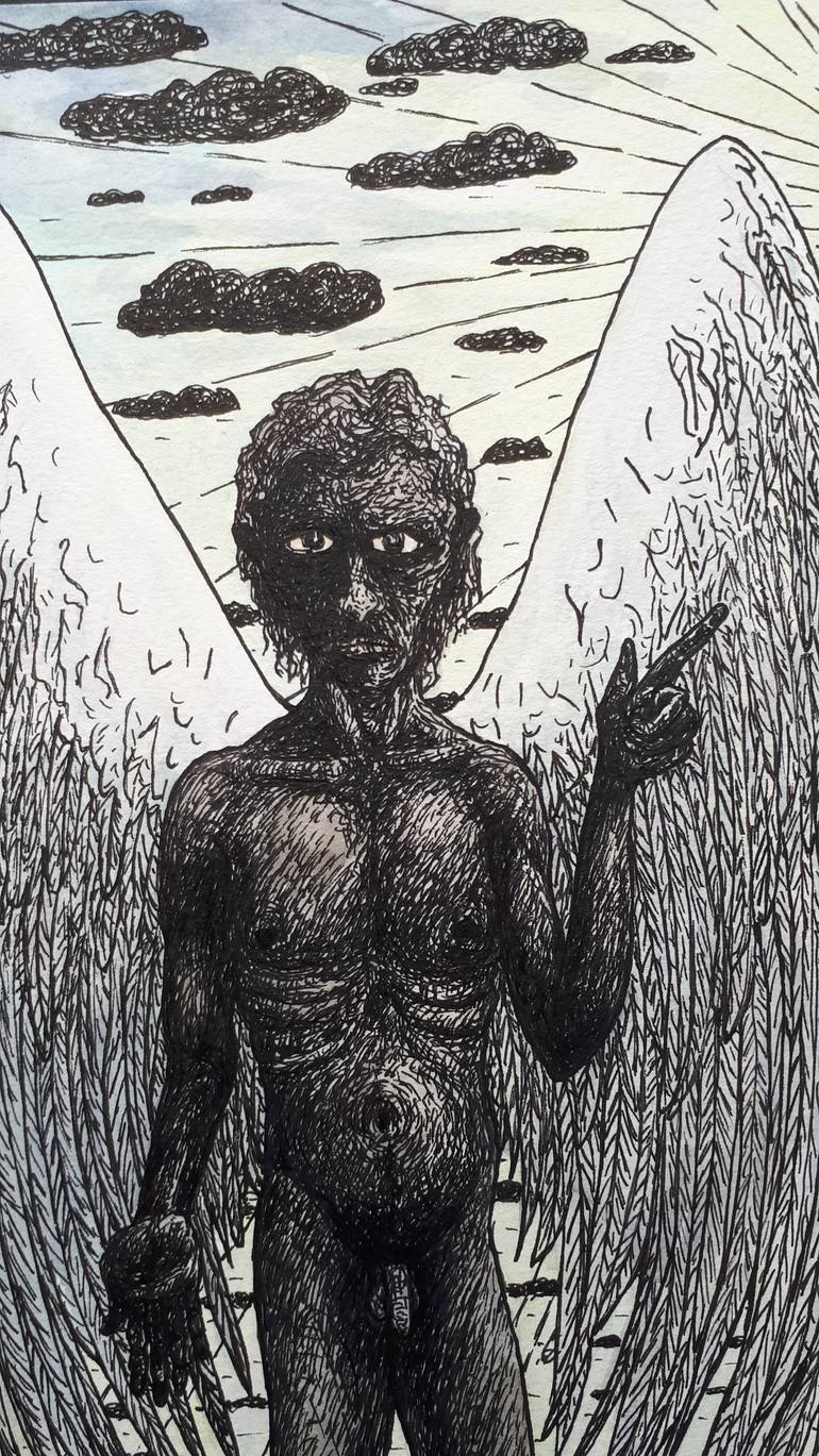 Original Expressionism Religion Drawing by Michael Hayter