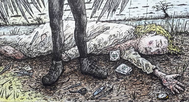 Original Expressionism Religion Drawing by Michael Hayter