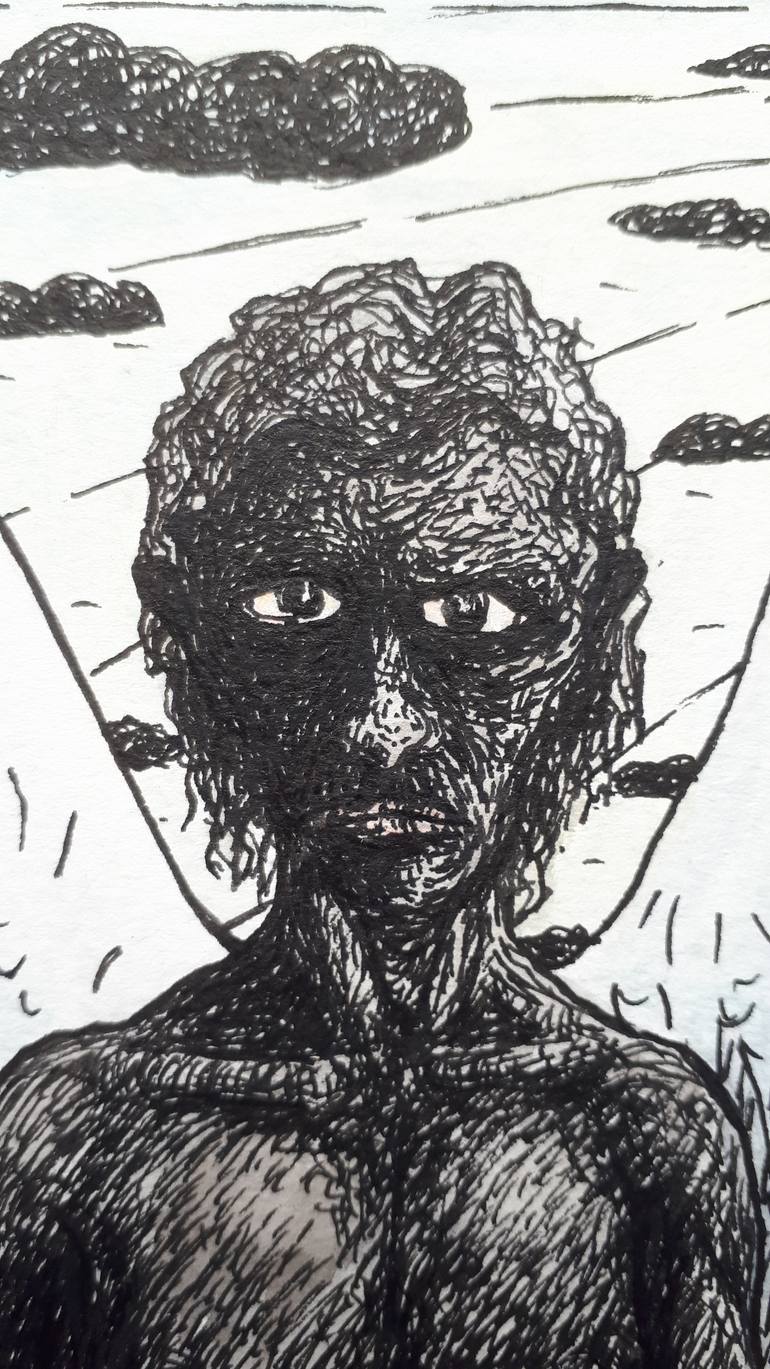 Original Expressionism Religion Drawing by Michael Hayter