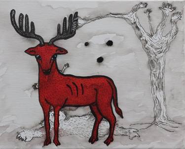 Original Contemporary Animal Drawings by Michael Hayter
