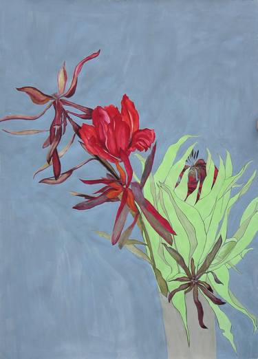 Print of Realism Botanic Paintings by Sally Spens