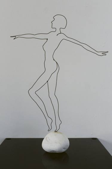 Original Figurative Nude Sculpture by SERRUYA Charles