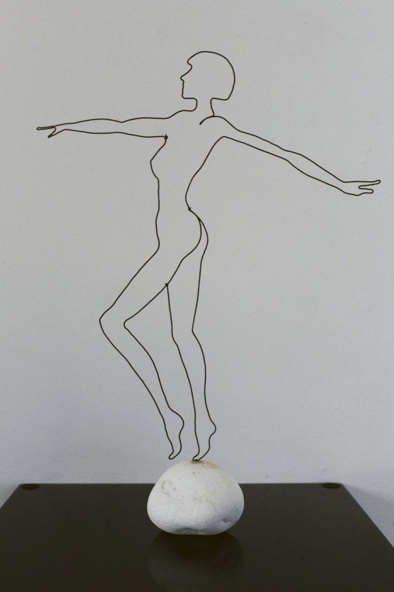 Original Contemporary Nude Sculpture by SERRUYA Charles