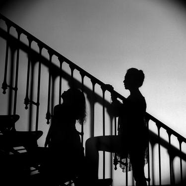 Deva & Sabine Cassel. "L'escalier". 1/7 Signé thumb