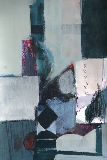 Original Abstract Expressionism Abstract Painting by Michael Rider
