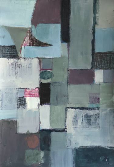 Original Abstract Expressionism Abstract Painting by Michael Rider