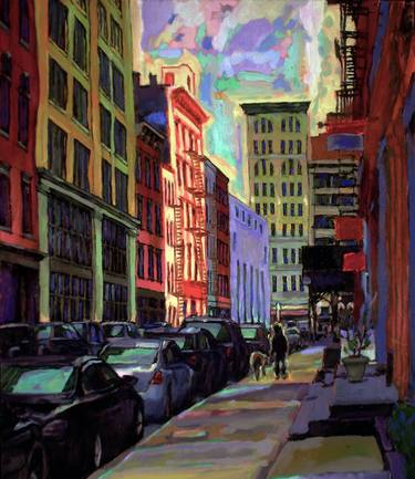 Print of Fauvism Cities Paintings by Richard Lang Chandler