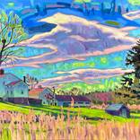 Pound Ridge Farmhouse 1 by Richard Lang Chandler
