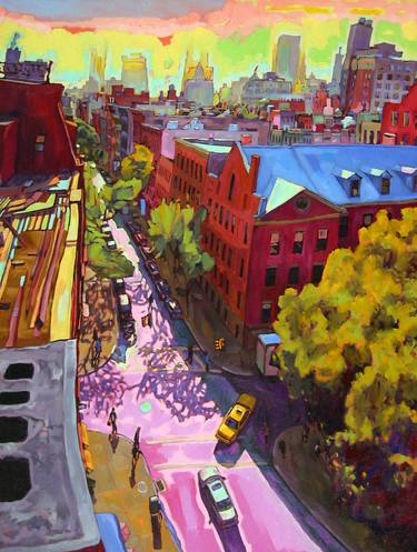 Original Realism Cities Paintings by Richard Lang Chandler