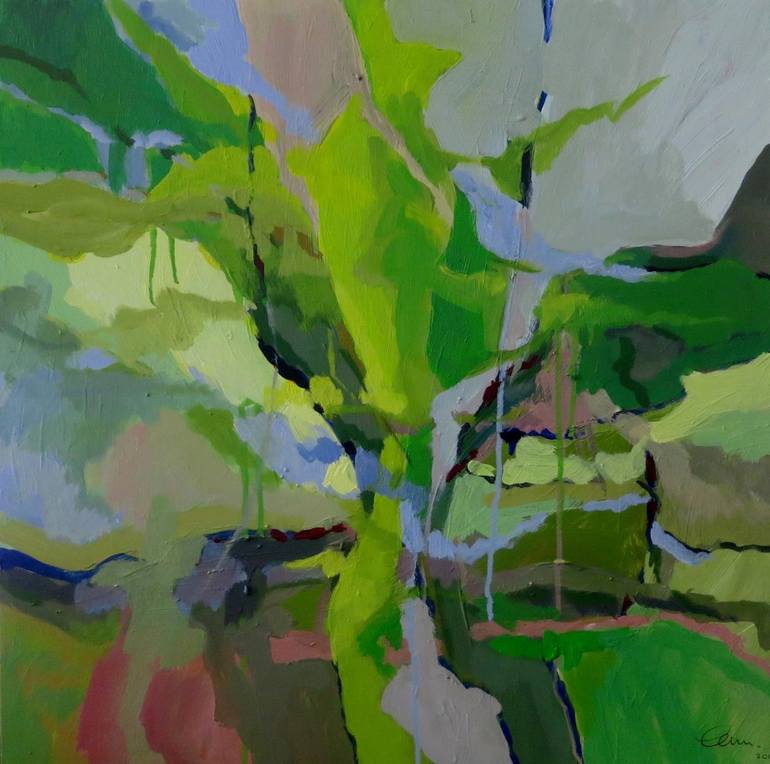 Original Abstract Expressionism Landscape Paintings by Livio Lopedote