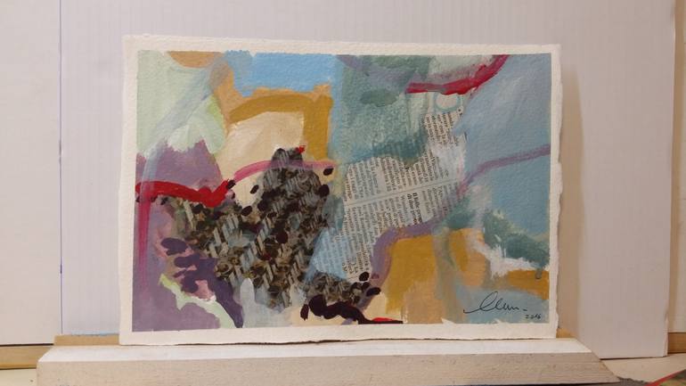 Original Abstract Expressionism Abstract Painting by Livio Lopedote