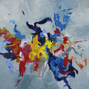 Original Abstract Expressionism Abstract Paintings by LIVIO LOPEDOTE