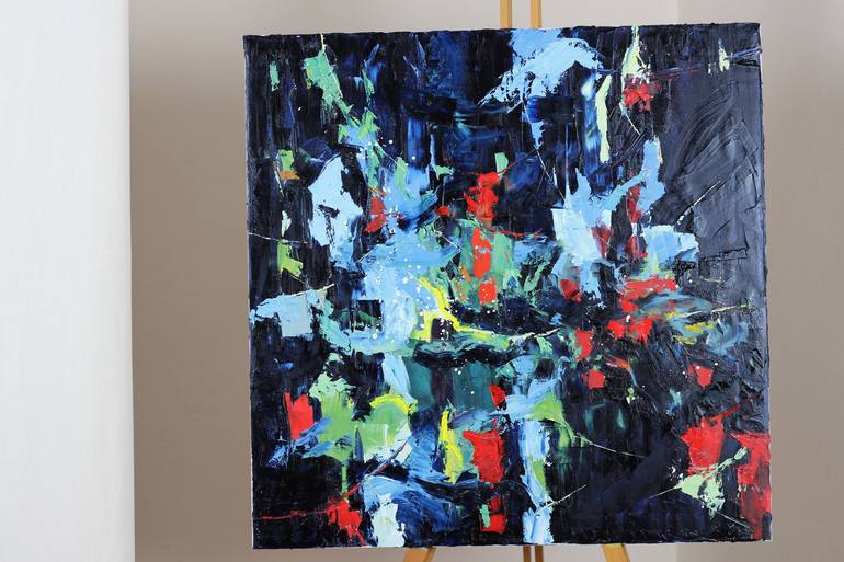 Original Abstract Expressionism Abstract Painting by LIVIO LOPEDOTE