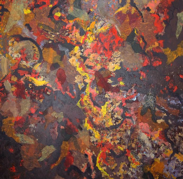 Original Abstract Painting by LIVIO LOPEDOTE