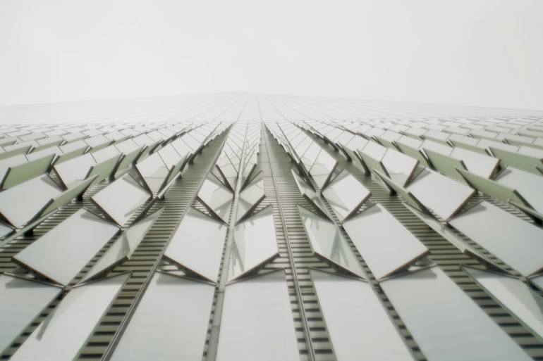 disappearing into the fog (1 WTC series) Limited Ed of 3 Original Photography by ushka i shakhnis