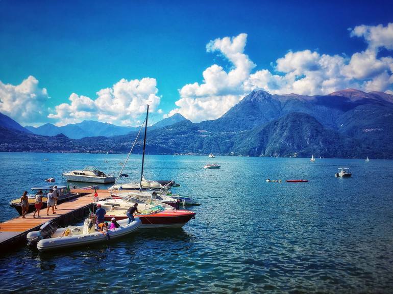 Dock on Lake Como, Varenna, Italy Photography by Derek Alvarez ...