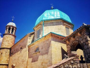 Turquoise Dome, Our Lady of the Rocks, Perast, Montenegro thumb