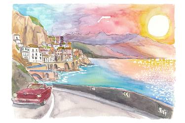 Road Trip Amalfi Coast Romance near Sorrento Atrani Italy thumb