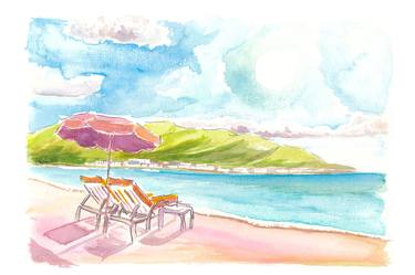 Original Beach Paintings by M Bleichner