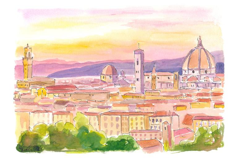 Print of Impressionism Cities Paintings by M Bleichner