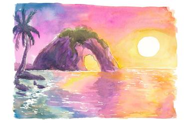 Original Impressionism Beach Paintings by M Bleichner