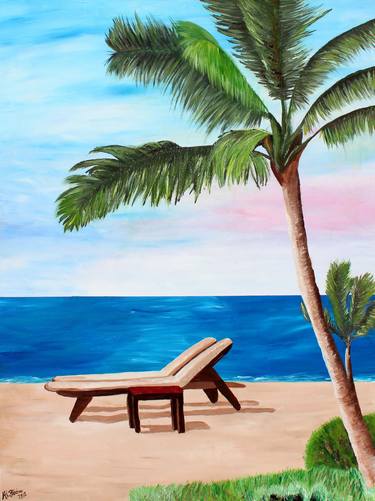 Caribbean Strand with Beach Chairs thumb