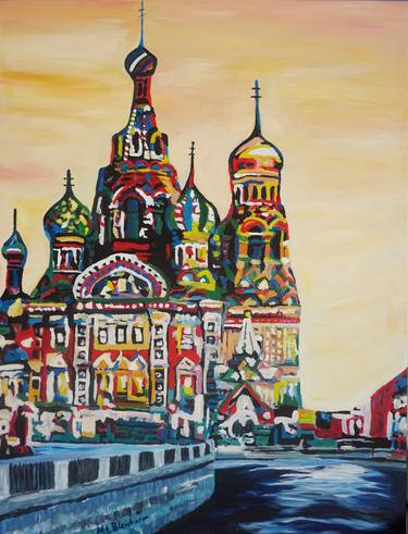 Original Architecture Paintings by M Bleichner