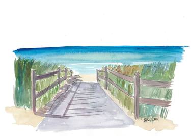 Original Beach Paintings by M Bleichner