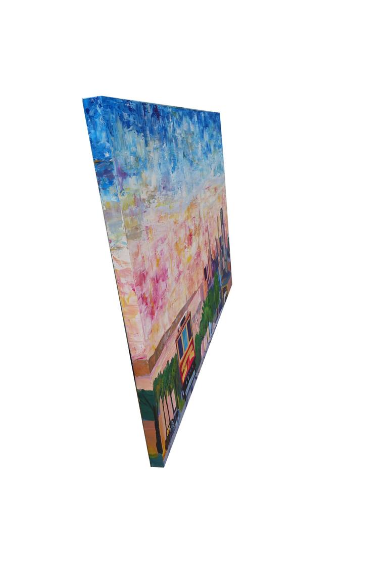 Original Impressionism Cities Painting by M Bleichner