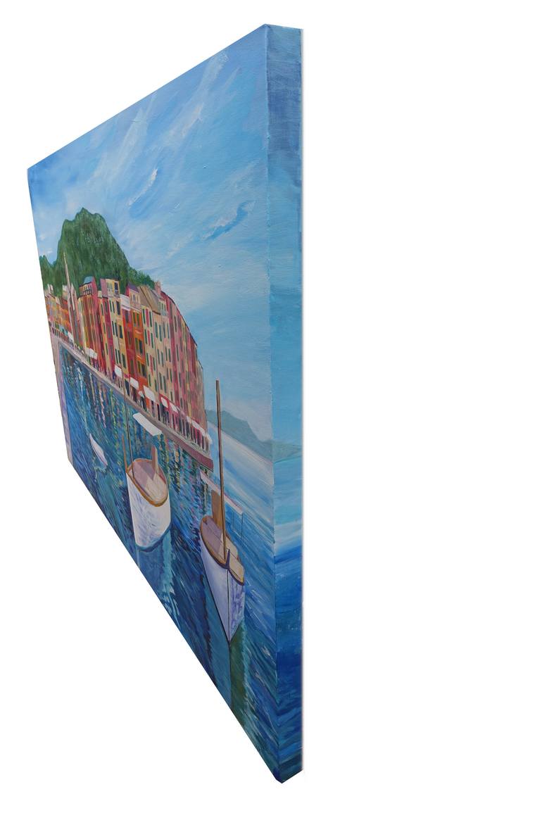 Original Impressionism Seascape Painting by M Bleichner