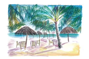 Original Impressionism Beach Paintings by M Bleichner