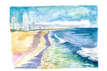 Original Beach Paintings by M Bleichner