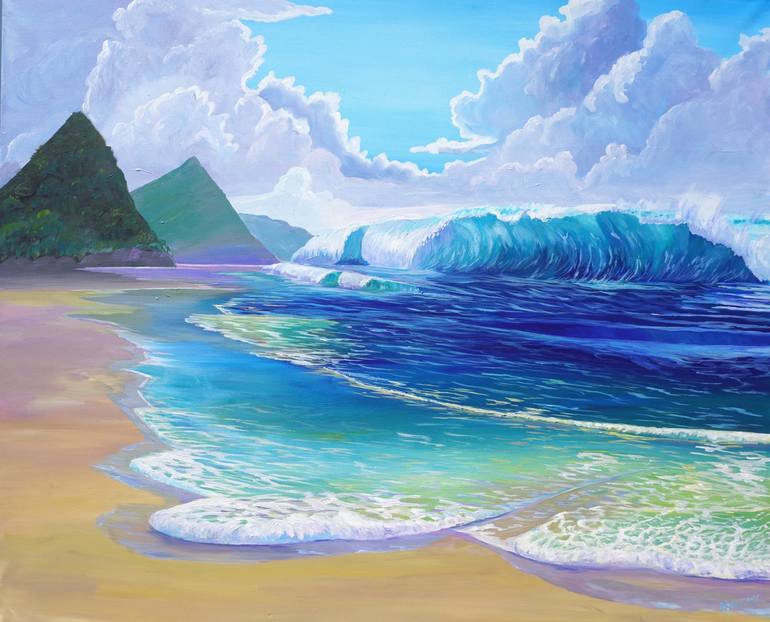 How to Make a DIY Beach Scene Painting