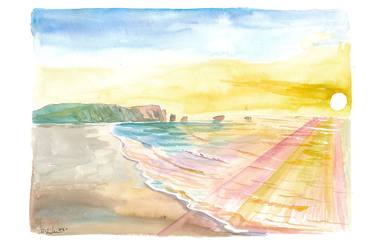 Original Beach Paintings by M Bleichner