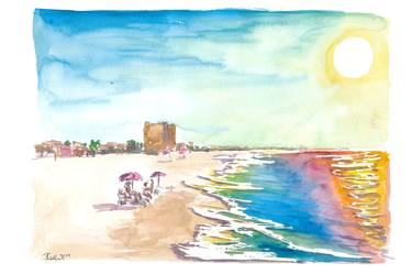 Original Beach Paintings by M Bleichner