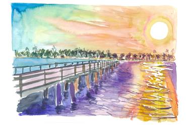 Original Beach Paintings by M Bleichner