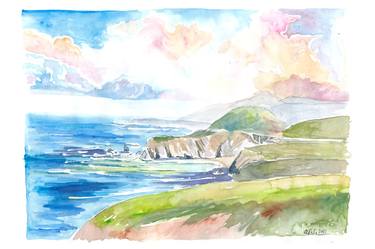 Original Beach Paintings by M Bleichner