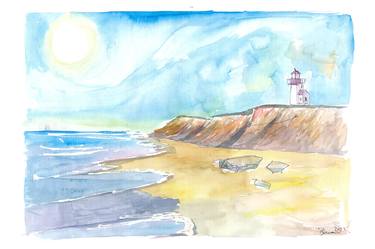 Print of Impressionism Beach Paintings by M Bleichner