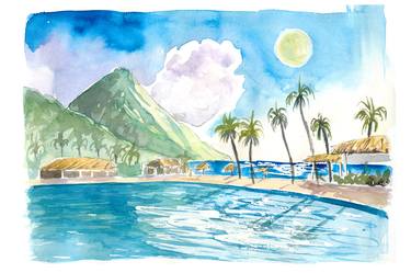 Saint Lucia Pitons and Incredible Caribbean Infinity Pool thumb