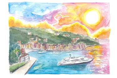 Portofino Italian Dreams with Luxury Yacht and Waterfront thumb