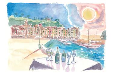 Print of Impressionism Beach Paintings by M Bleichner